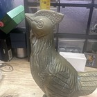 Vintage Solid Brass Hen Chicken Figurine Large 8 5  Heavy Statue Farmhouse Mcm