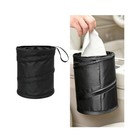 2pcs Car Pop-up Trash Can  Magic Tape   Hanging Loop  Collapsible - Wear