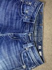 Miss Me Bootcut Jeans Blue Denim Embroidered Rhinestone Stretch Women s