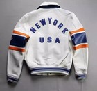 Mens Avirex Genuine Cowhide Leather Bomber Jacket American Flight Leather Jacket