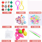 2500  Rubber Band Bracelet Kit  Loom Bracelet Making Kit For Kids  Rubber Bands 
