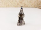 Vtg Pewter Magic Wizard Sorcerer Mage Warlock Fantasy Miniature Figurine Crystal