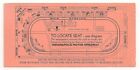 1958 42nd  500 Mile International Sweepstakes  indy 500  Ticket Friday May 30th 