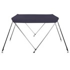 2 Bow Bimini Top Boat Cover Blue 51 -59  Width  5ft Long With Storage Boot