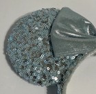 Disney Parks Frozen Arendelle Aqua Sequin Minnie Mouse Ears Headband