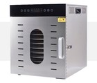 110v Stainless Steel Food Dehydrator Fruit Jerky Mango Banana Dryer Machine