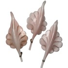 Vintage Pink Murano Art Glass Floral Sconces Set Of 3 Without Mount