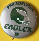 1970 Philadelphia Eagles Vintage Nfl Afl Football Pin Button Pin Badge 1  1 4 