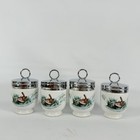Royal Worcester Bird Egg Coddler Jelly Jam Jars With Lids Set Of 4
