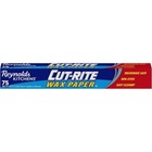 Cut-rite Wax Paper Roll Nonstick Microwave Safe Baking Cooking 75ft X 12in New