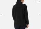 32 Degrees Heat Womens Midweight Snap Arctic Fleece Pullover  black  L  Nwot