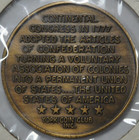 1977 York Coin Club Pa First Capital Of The United States Medal  ex  Joe Ellis 
