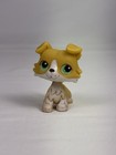 Littlest Pet Shop Collie  272 Lps Hasbro 2005 Blonde Dog Green Eyes