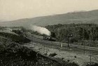 Steam Train 1930 s Original Stereoview Utah 