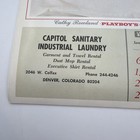 Original 1974 Playboy Playmate Pinup 12 Month Calendar Local Denver Advertising