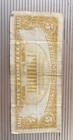 1965 B Five Dollar Federal Reserve Note  Yellow Dye Error On Back 