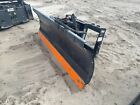New Unused 84  Dozer Blade Skid Steer Attachment Kubota Bobacat Cat