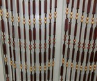 Vintage 1970   s Wood Beaded Door Frame Curtain Wooden Beads 3  X 6 