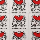 20 Us Forever Valentine s Day Keith Haring Heart Stamps  Unused  Free Shipping