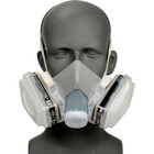 3m 7 In 1 Disposable Construction Half Face Respirator Spray Painting Gas Mask