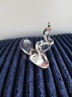 Vintage Hand Blown Glass Miniature Mouse Figurine Large Ears Long Tail 2 5 t