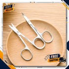 Eyebrow Trimming Scissors Eyelash Nose Hair Cutter Manicure Tweezers Beauty Tool