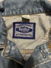 Vintage Hard Rock Cafe Jean Jacket Mens Xs Blue Niagara Falls Embroidered Denim