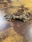 Tibetan Buddhist Antique Brass Dorje Vajra For Meditation  Enlightenment  Wisdom