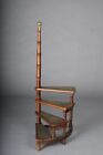 Antique Library Ladder  Step Ladder From Mahogany Of The 20th Century England
