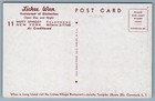 New York City Lichee Wan Chinese Restaurant  Chinese Food Vintage Postcard