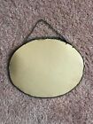 Vintage Antique  Chimney Flue Cover Oval 6x8 Farm Scene