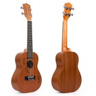 Concert Ukulele 23 Inch 18 Frets Mahogany Red Brown Kmise Mi0969-kus Acoustic