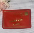 February 2021 Ipsy Glam Bag Sealed With A Kiss Lips Red Envelope Bag Only