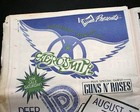 Aerosmith American Hard Rock Band W  Guns N  Roses 1988 Concert Advertisement