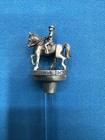 Gentleman Jack Daniel   s Pewter Stirrer Swizzle Stick Super Rare Whiskey Horse