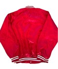 Vintage Cardinal Bomber Jacket Xl Red Made In The Usa Kimwood Mechanical Patch