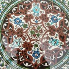 Vintage Azim Cini Hand-painted  Turkish Porcelain Plate Signed Kutchya -3 Of 3-