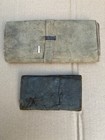 Pair Of Vintage Trout Fly Fishing Canvas Multi Divided Tackle Holders