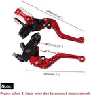 Pacewalker 7 8  Handlebar Brake Clutch Lever Cnc Set F honda Kawasaki Suzuki