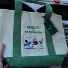 2026 Starbucks Peanuts Snoopy Tote Bag Fall Limited Edition Daily Bag New
