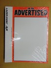  case Of 18  - 100 Blank 7  X 11  As Advertised Business Retail Sale Sign Cards