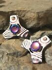 Multi Color Metal Fidget Spinner Adult Kids Adhd Toy Edc Stress Reducer Rainbow
