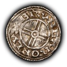 Anglo-saxon England King Cnut Short Cross Medieval Silver Penny Pq Coin - An0217