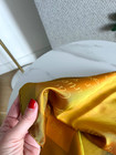 Cartier Vintage Silk Scarf Gold Iridescent Chameleon Print Made In Italy 100  Si