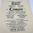 Richard Burton Camelot Program Lerner   Loewes 1980 Usa Fold Out Center Vintage