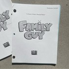 Family Guy Set 1999 A Picture   s Worth 1000 Bucks Episode Production Used Scripts