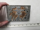Vintage Letterpress Printing Block Religious Good Wishes Greeting Card Christmas