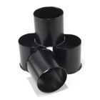 4pcs 4 25  Push Through Wheel Center Caps 4 25  Hub 4 22 h Matte Black