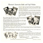 Dennison s Instruction Books   Craft Packets Sales Brochure Framingham Mass 