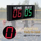 Magnetic Battery Powered Cornhole Scoreboard portable Digital Scoreboard With Re